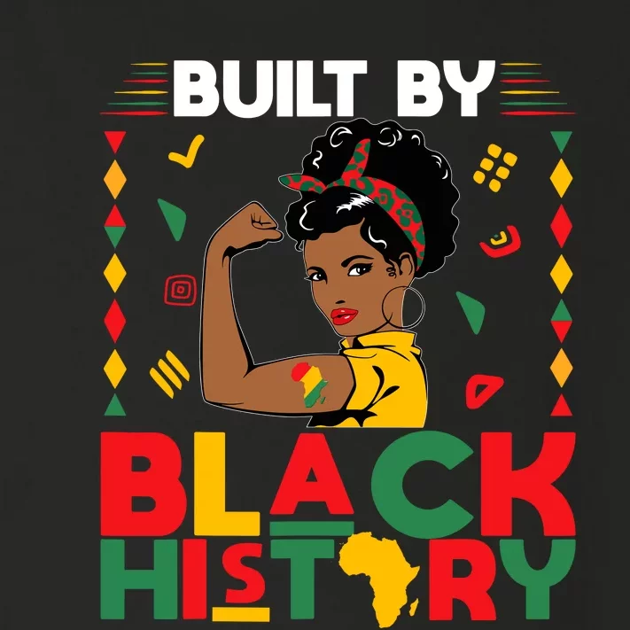 Built By Black History Black History Month African Toddler Long Sleeve Shirt