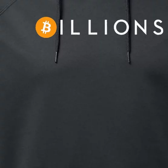 Bitcoin Btc Billions Performance Fleece Hoodie