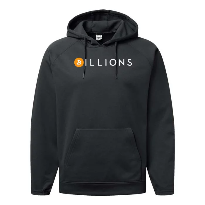 Bitcoin Btc Billions Performance Fleece Hoodie