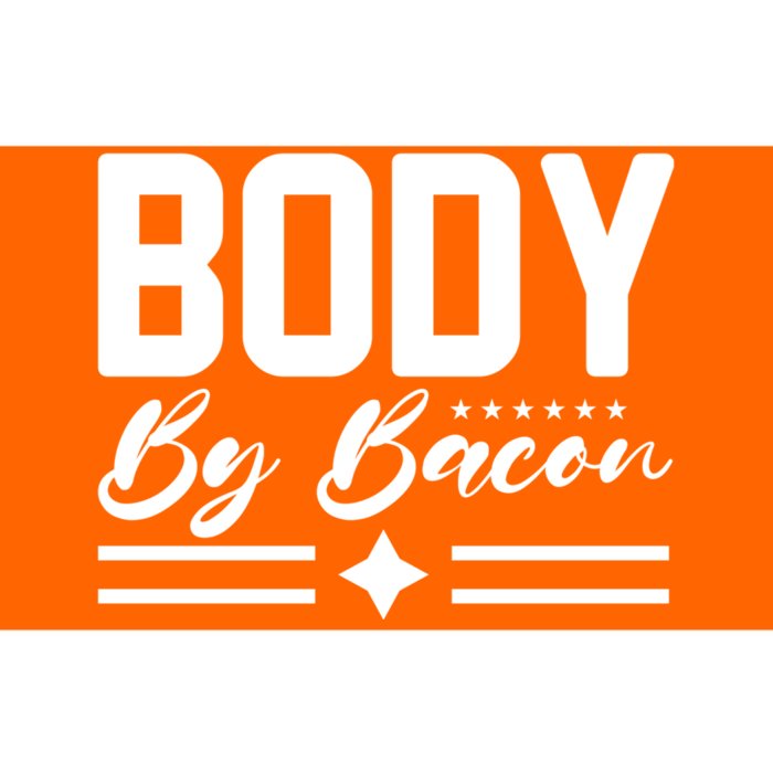 Body By Bacon Slogan Bumper Sticker