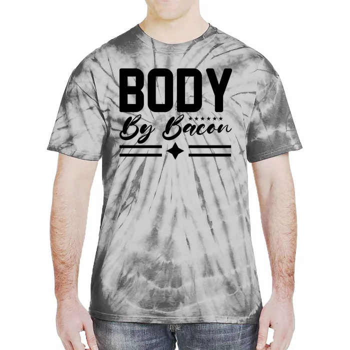 Body By Bacon Slogan Tie-Dye T-Shirt