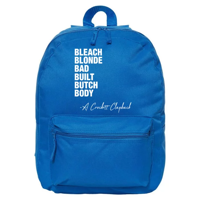 Bleach Blonde Bad Built Butch Body 16 in Basic Backpack