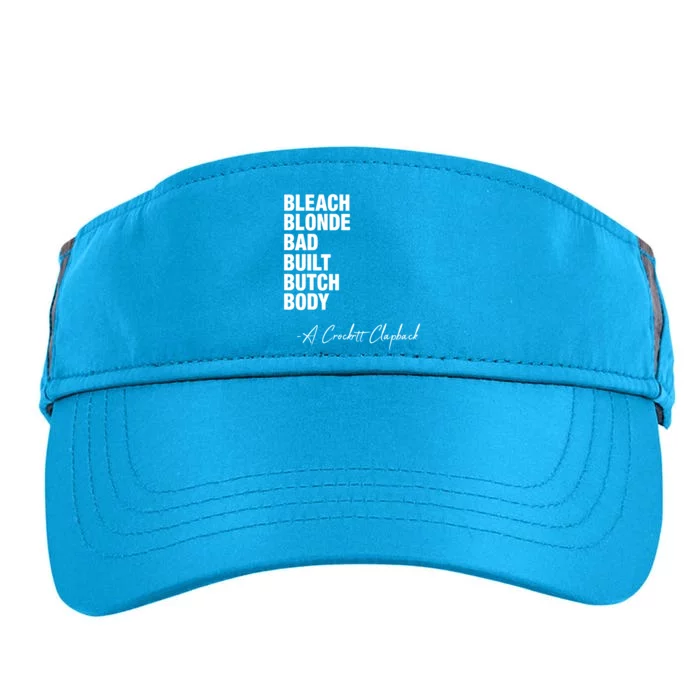 Bleach Blonde Bad Built Butch Body Adult Drive Performance Visor