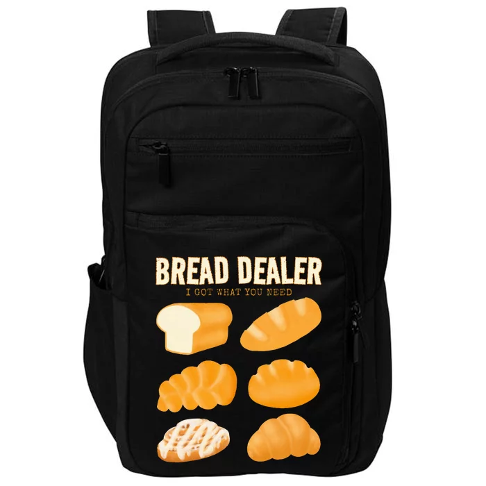 Bread Baker Bread Dealer Making Dough Baking Impact Tech Backpack