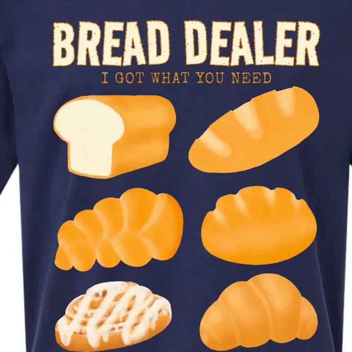 Bread Baker Bread Dealer Making Dough Baking Sueded Cloud Jersey T-Shirt