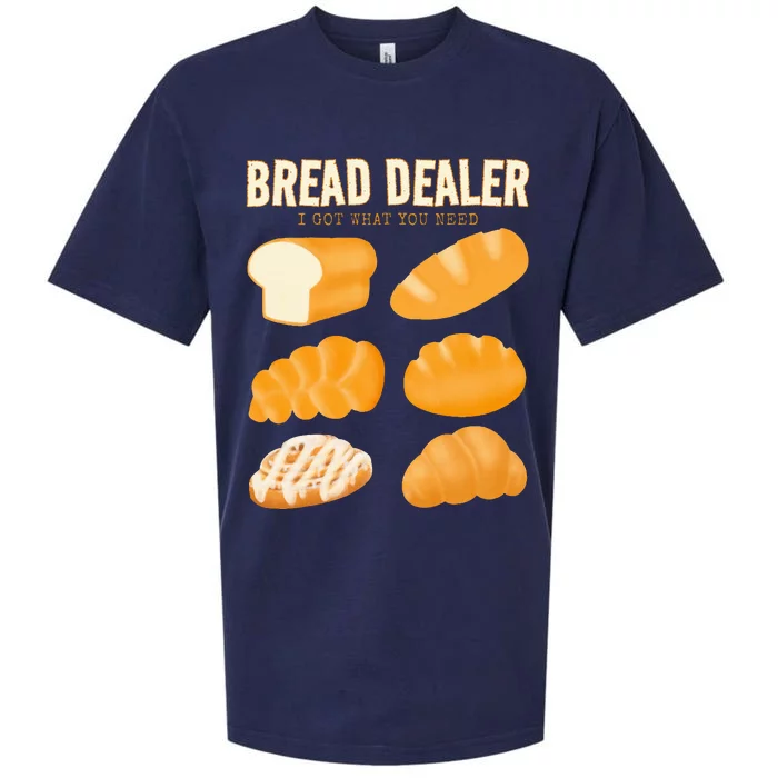 Bread Baker Bread Dealer Making Dough Baking Sueded Cloud Jersey T-Shirt