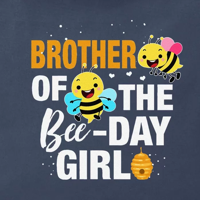 Bee Brother Bee Day Brother Of The Bee Day Zip Tote Bag