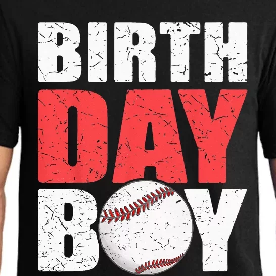 Birthday Baseball Batter Catcher Pitcher Baseball Theme Pajama Set