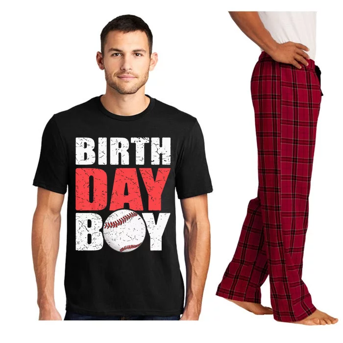 Birthday Baseball Batter Catcher Pitcher Baseball Theme Pajama Set