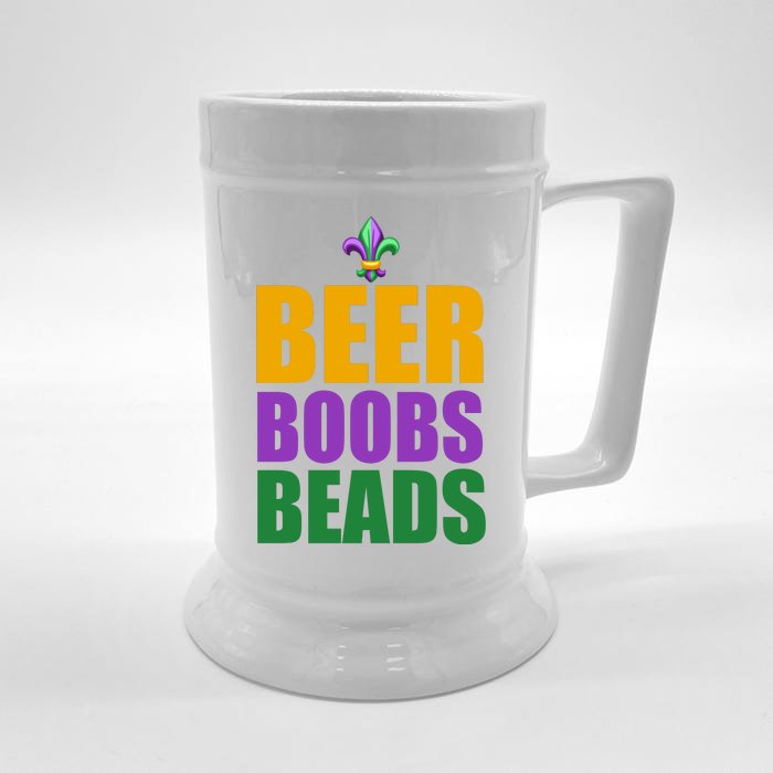 Beer Boobs Beads Mardi Gras Celebration Beer Stein