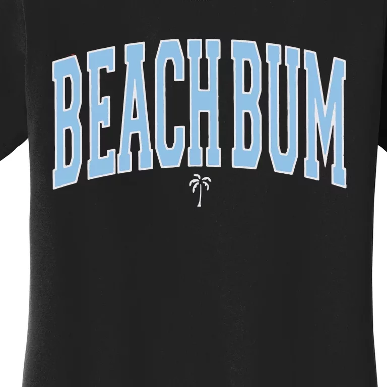 Beachbum Beach Bum Palm Tree Summer Women's T-Shirt