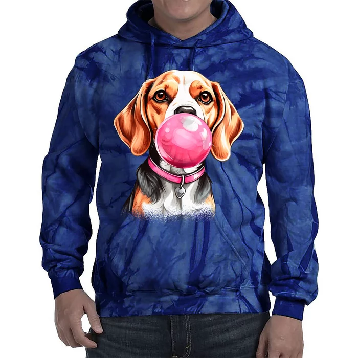 Beagle Bubblegum Tie Dye Hoodie