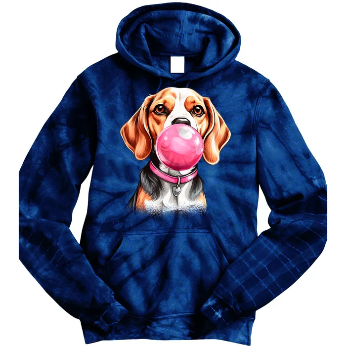 Beagle Bubblegum Tie Dye Hoodie