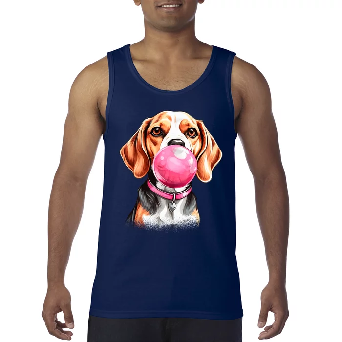 Beagle Bubblegum Tank Top