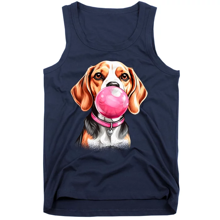 Beagle Bubblegum Tank Top