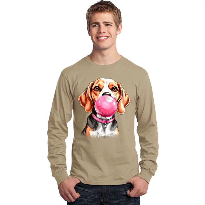 Beagle Bubblegum Long Sleeve Shirt