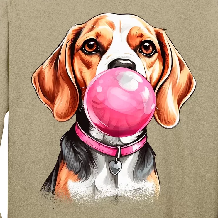 Beagle Bubblegum Long Sleeve Shirt