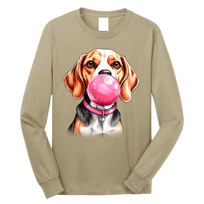 Beagle Bubblegum Long Sleeve Shirt