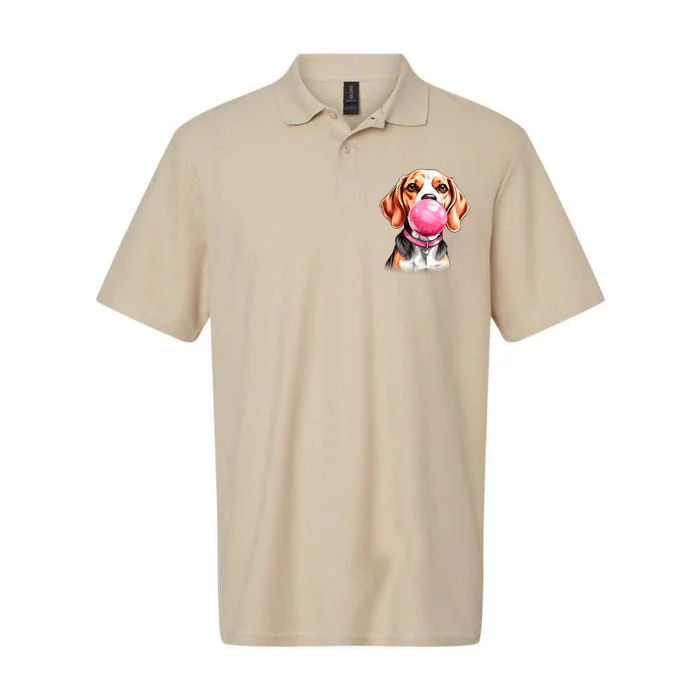 Beagle Bubblegum Softstyle Adult Sport Polo