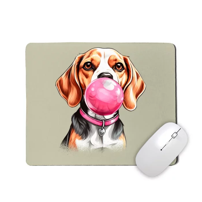 Beagle Bubblegum Mousepad