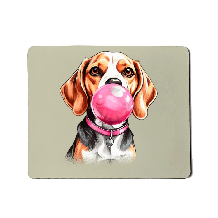 Beagle Bubblegum Mousepad