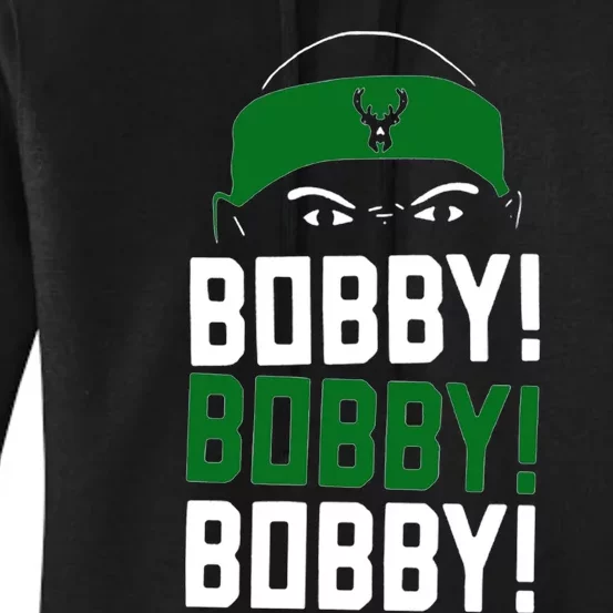 Bobby Bobby Bobby Milwaukee Basketball Women's Pullover Hoodie