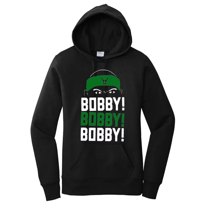 Bobby Bobby Bobby Milwaukee Basketball Women's Pullover Hoodie