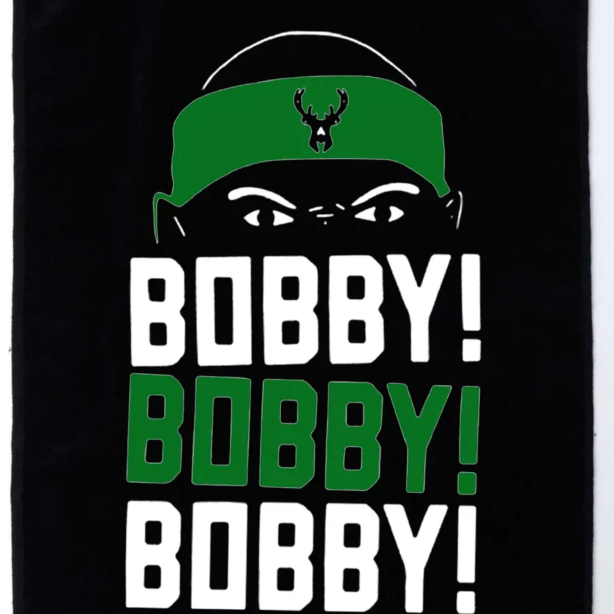 Bobby Bobby Bobby Milwaukee Basketball Platinum Collection Golf Towel