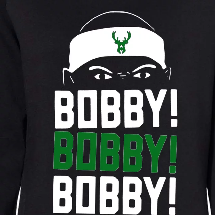 Bobby Bobby Bobby Milwaukee Basketball Womens California Wash Sweatshirt