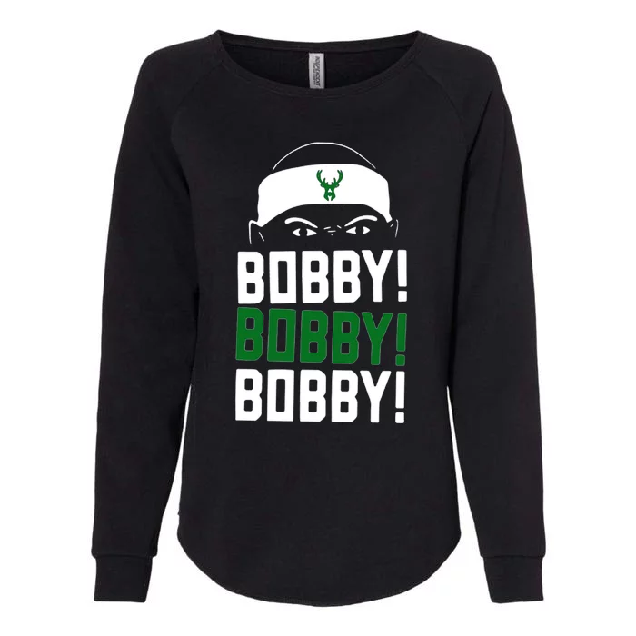 Bobby Bobby Bobby Milwaukee Basketball Womens California Wash Sweatshirt