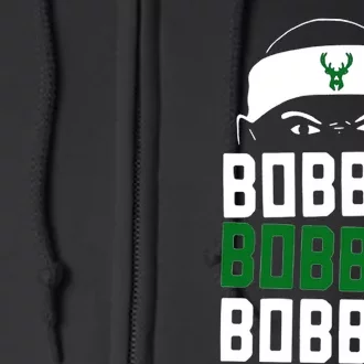 Bobby Bobby Bobby Milwaukee Basketball Full Zip Hoodie