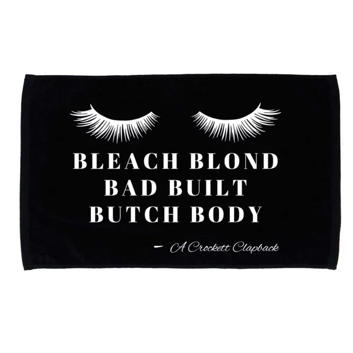 Bleach Blonde Bad Built Butch Body Microfiber Hand Towel