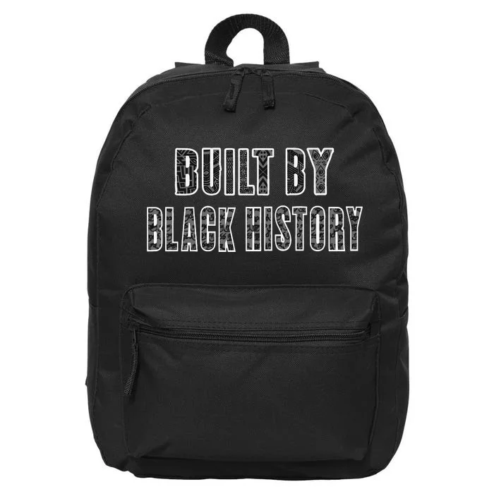 Built By Black History 16 in Basic Backpack