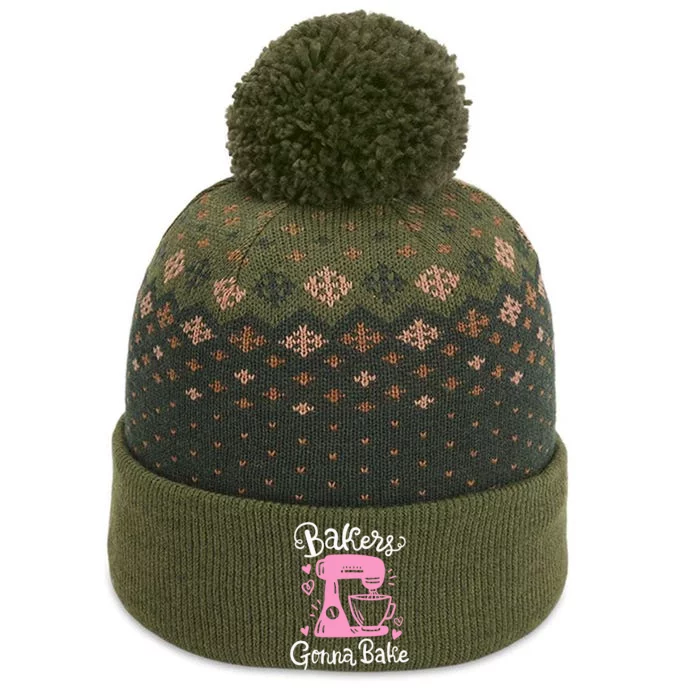 Baking Baker Bakery Bakers Gonna Bake The Baniff Cuffed Pom Beanie