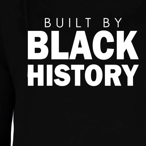 Built By Black History African American Pride Womens Funnel Neck Pullover Hood