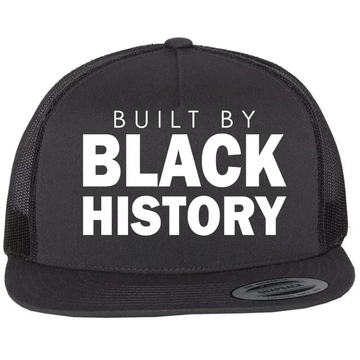 Built By Black History African American Pride Flat Bill Trucker Hat