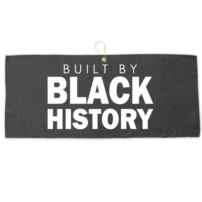 Built By Black History African American Pride Large Microfiber Waffle Golf Towel