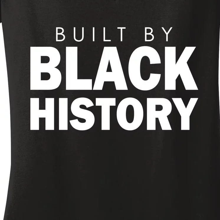 Built By Black History African American Pride Women's V-Neck T-Shirt