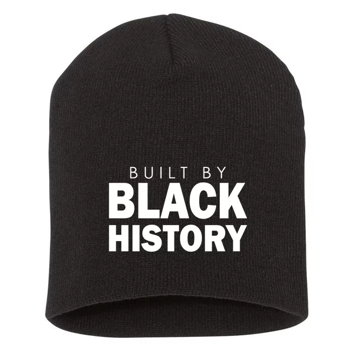 Built By Black History African American Pride Short Acrylic Beanie