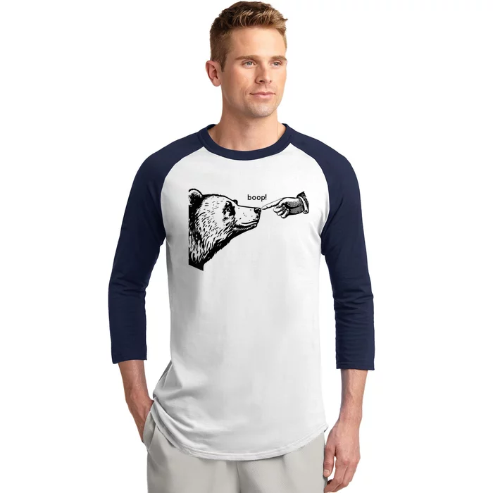 Boop Bear Baseball Sleeve Shirt