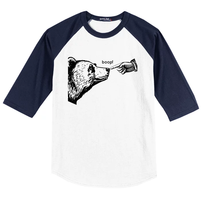 Boop Bear Baseball Sleeve Shirt