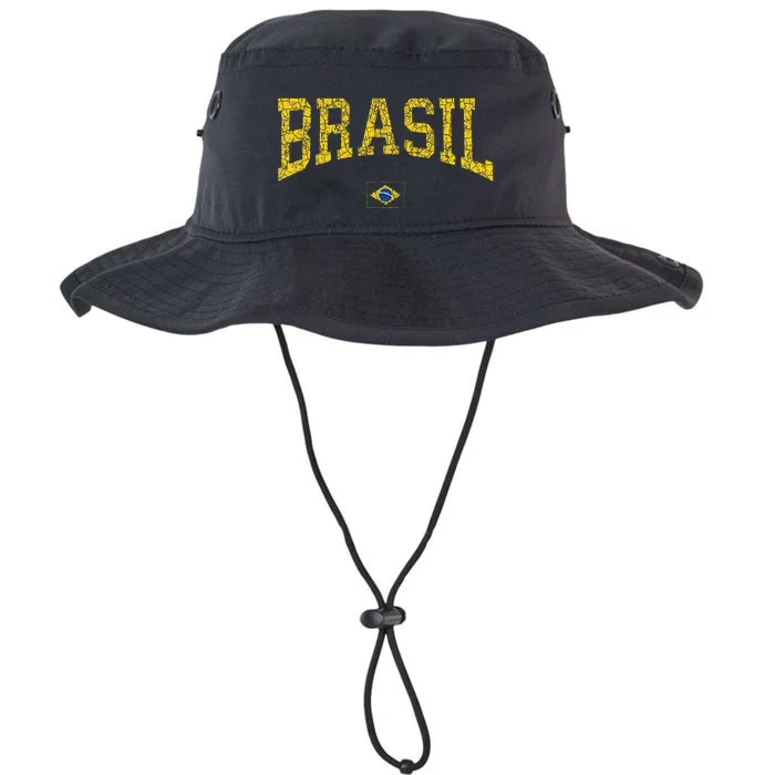 Brazil Brasil Brazilian Flag Green Legacy Cool Fit Booney Bucket Hat