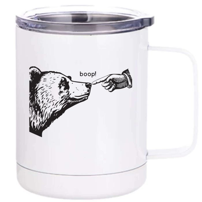 Boop Bear Front & Back 12oz Stainless Steel Tumbler Cup