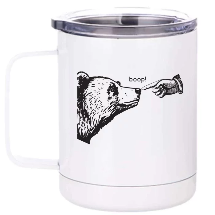 Boop Bear Front & Back 12oz Stainless Steel Tumbler Cup