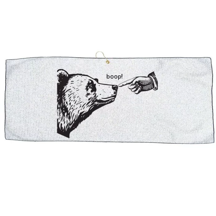 Boop Bear Large Microfiber Waffle Golf Towel