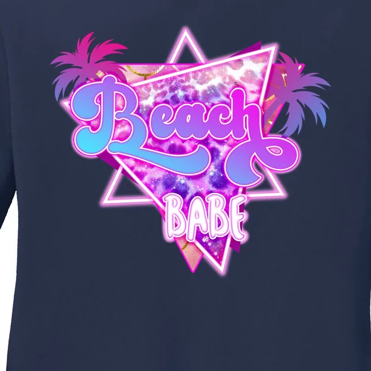 Beach Babe Ladies Long Sleeve Shirt