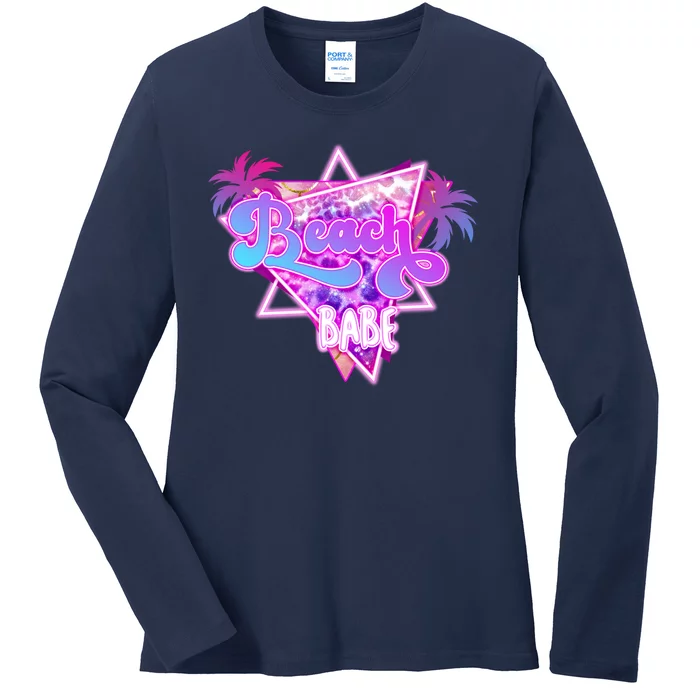 Beach Babe Ladies Long Sleeve Shirt