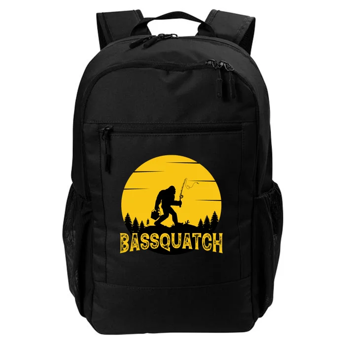 Bassquatch Bigfoot Bass Fishing Daily Commute Backpack