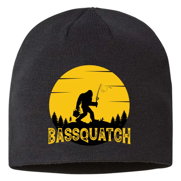 Bassquatch Bigfoot Bass Fishing 8 1/2in Sustainable Knit Beanie