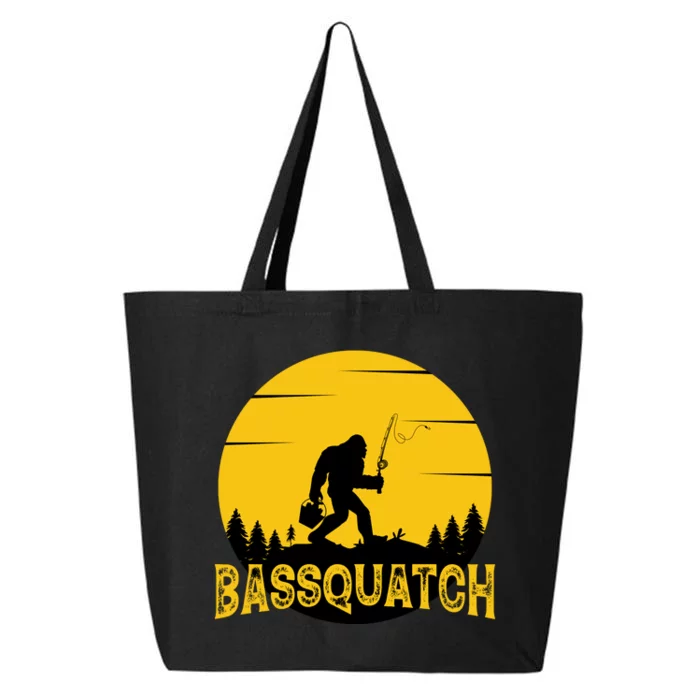 Bassquatch Bigfoot Bass Fishing 25L Jumbo Tote